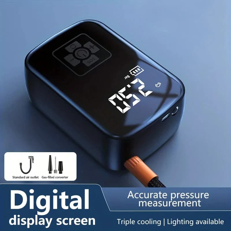 Kompaktowa sprężarka powietrza do opon 12V 150PSI 🛞